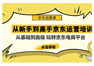 【副业项目5010期】从新手到高手京东运营培训：从基础到高级 玩转京东电商平台-佐帆副业网