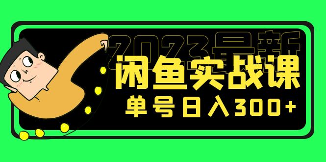 【副业项目5277期】花599买的闲鱼项目：2023最新闲鱼实战课，单号日入300+（7节课）-佐帆副业网