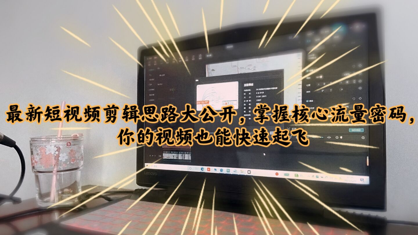 【副业项目6115期】最新短视频剪辑思路大公开，掌握核心流量密码，你的视频也能快速起飞-佐帆副业网