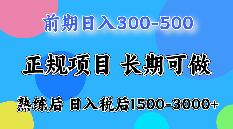 备战寒假，月入10万+，正规项目，常年可做-佐帆副业网